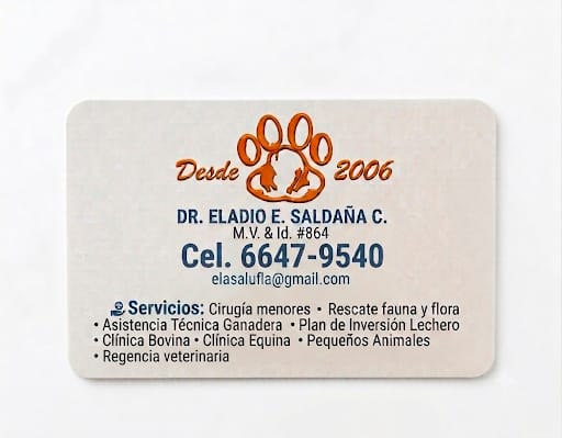 Eladio Saldaña Med. Veterinario 